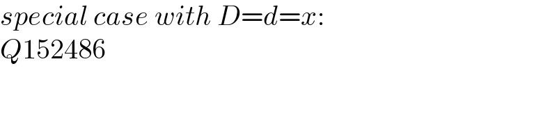 special case with D=d=x:  Q152486  