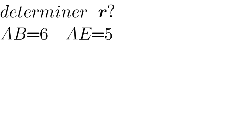 determiner   r?  AB=6     AE=5  
