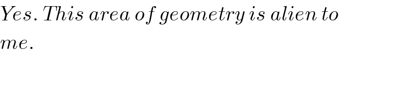 Yes. This area of geometry is alien to  me.  